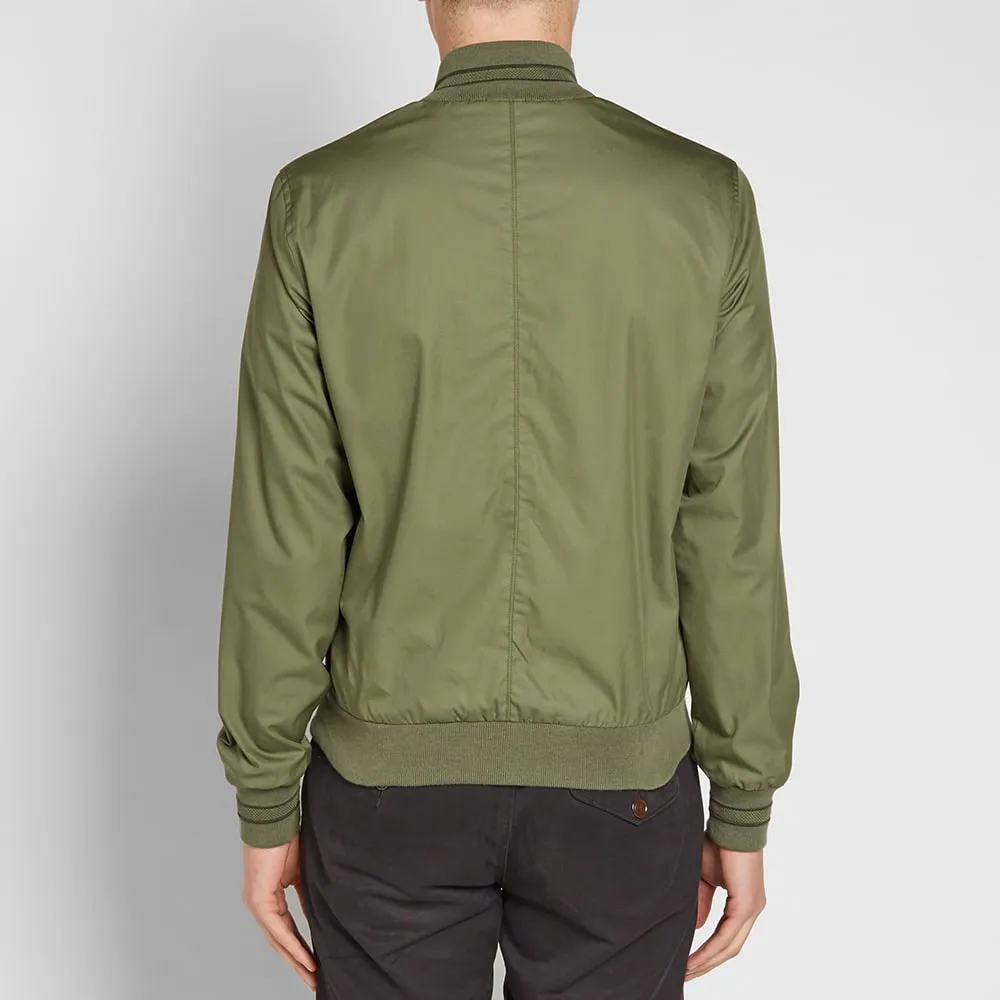 Fred Perry Tramline Bomber JacketOlive