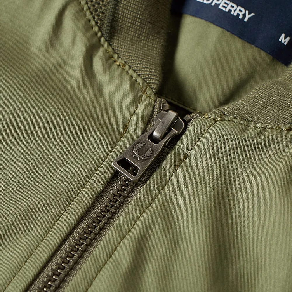 Fred Perry Tramline Bomber JacketOlive