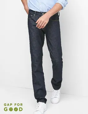 GAP Men Blue Stone Washed Skinny Fit Jeans