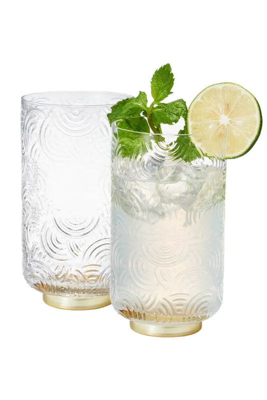 Gatsby Highball Drinking Glasses