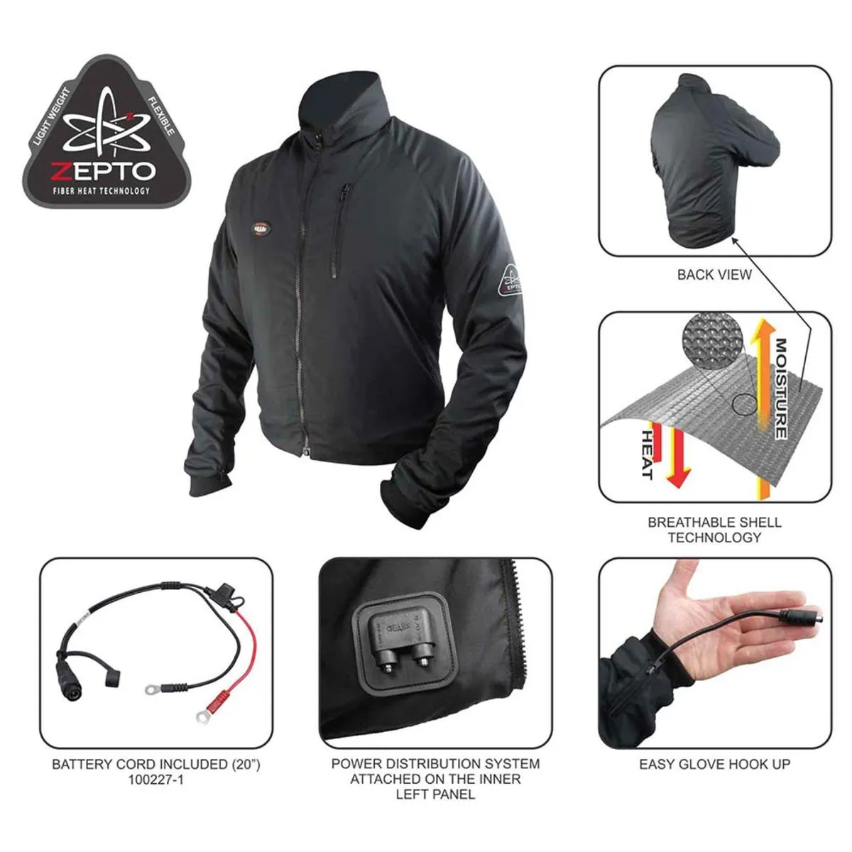 Gears Canada 12V Men's Gen-X4 Heated Jacket Liner