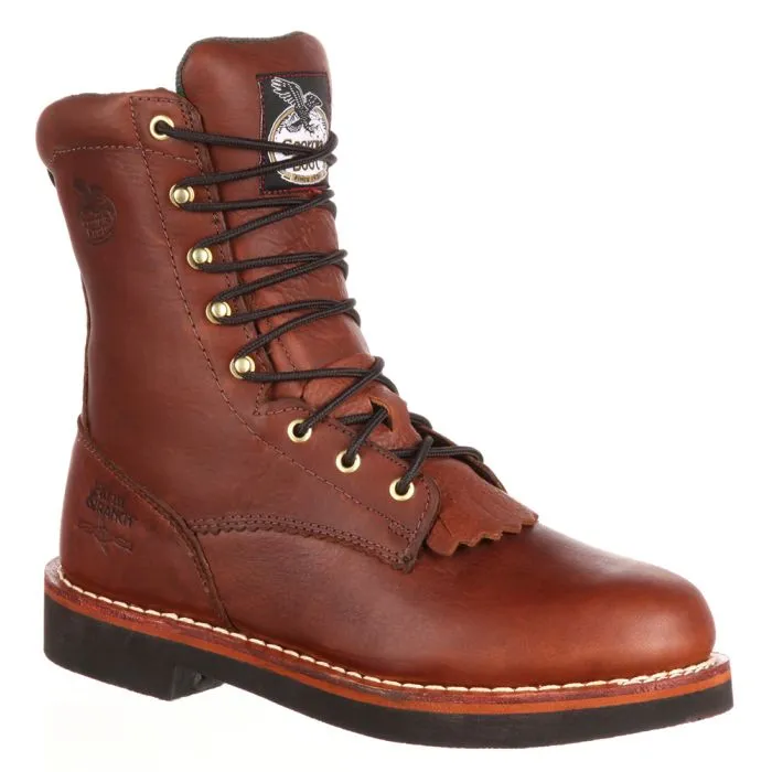 Georgia Boot Men's 8 Inch Farm And Ranch Lacer