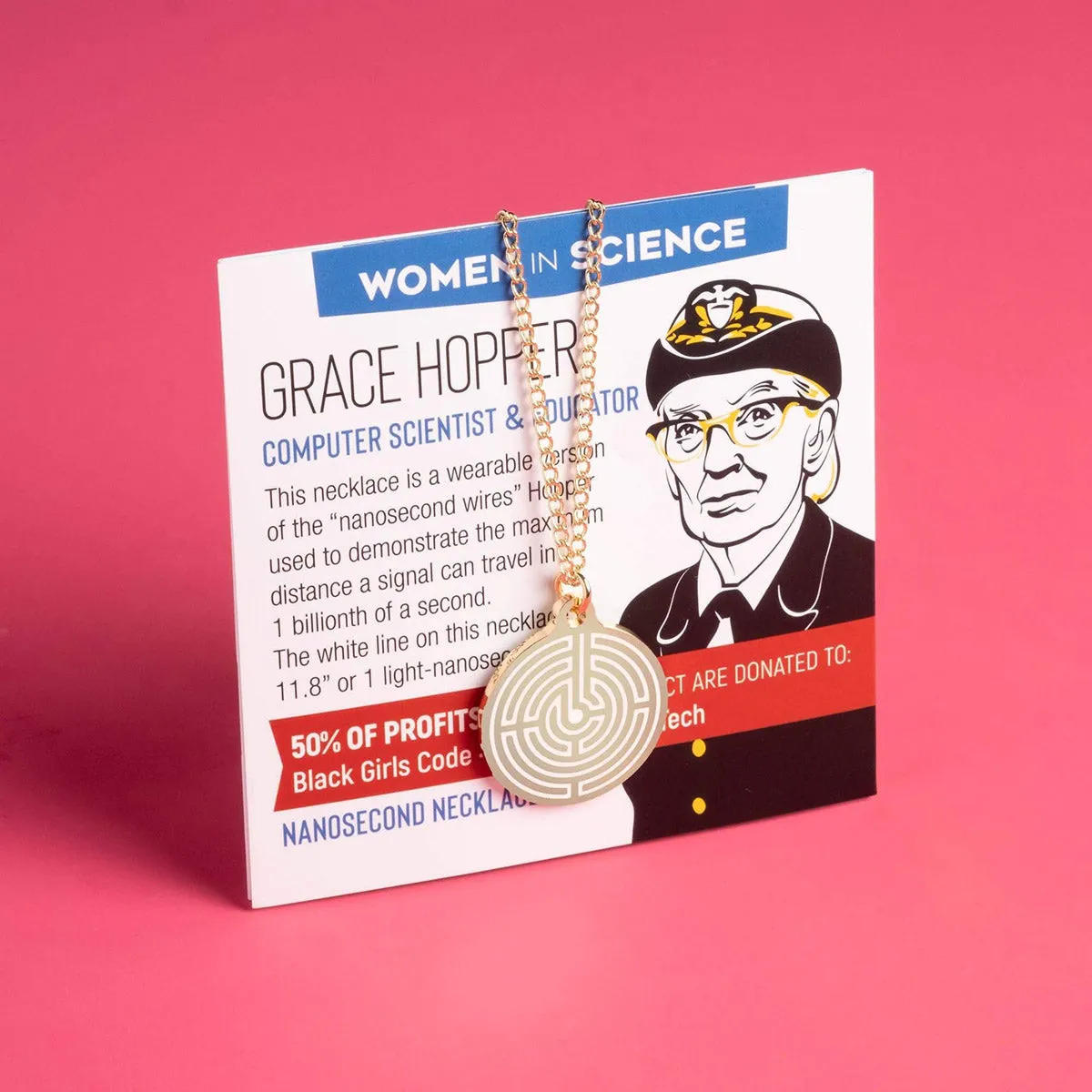 Grace Hopper Nanosecond Necklace