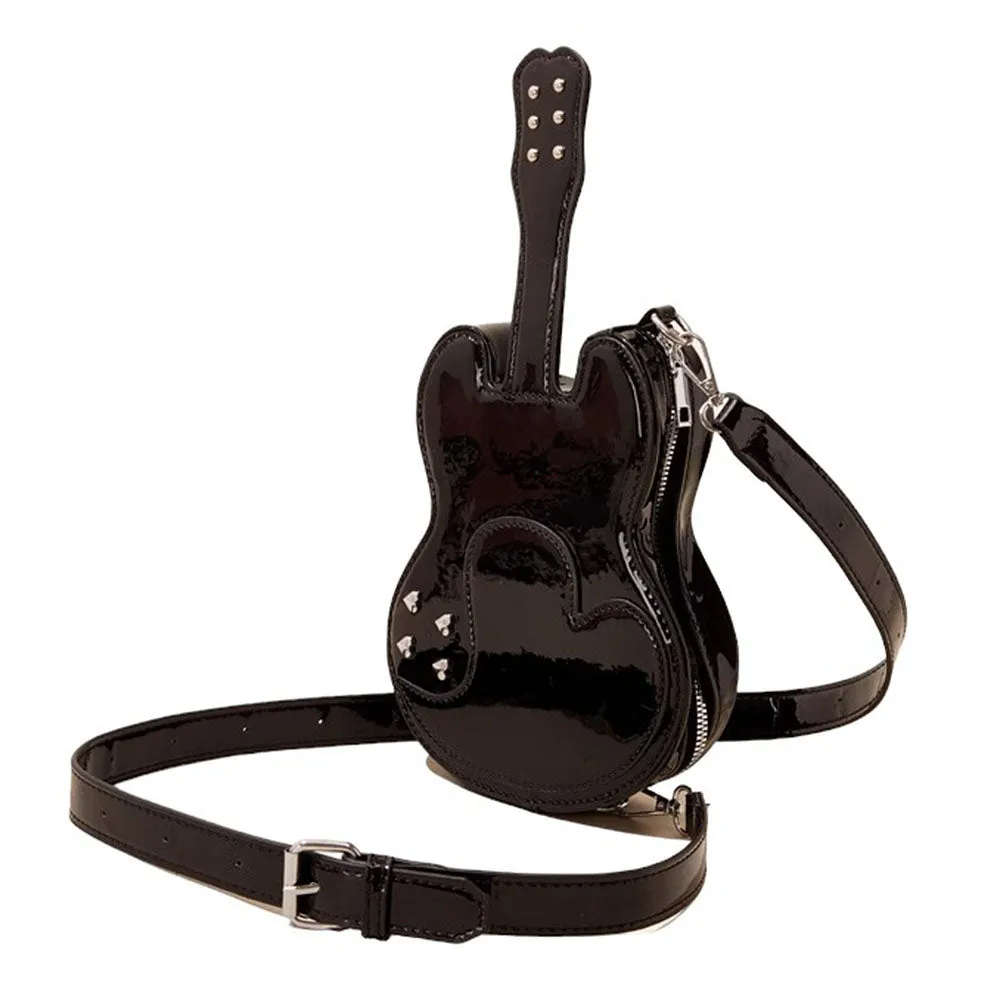 Guitar Shaped Crossbody Bag