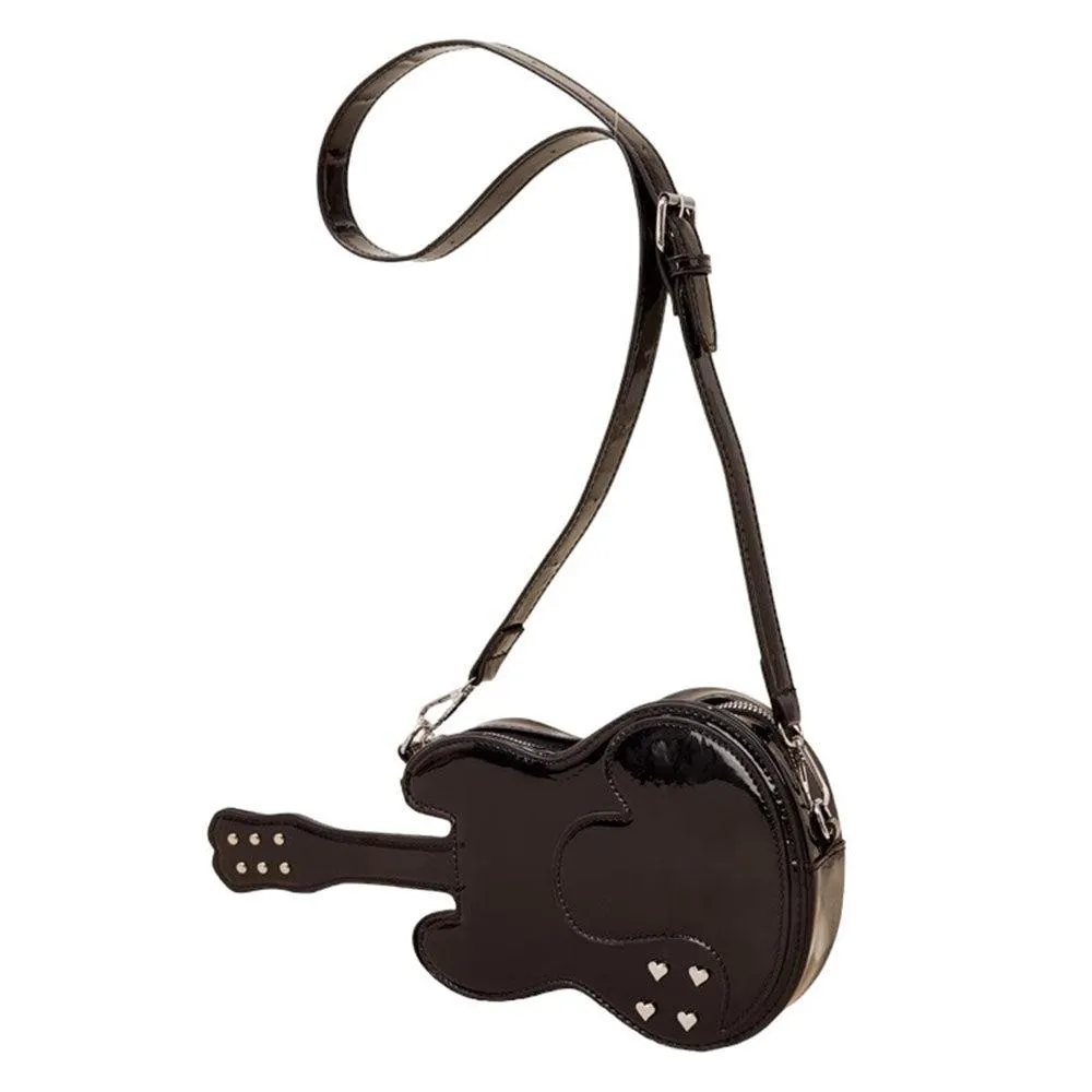 Guitar Shaped Crossbody Bag