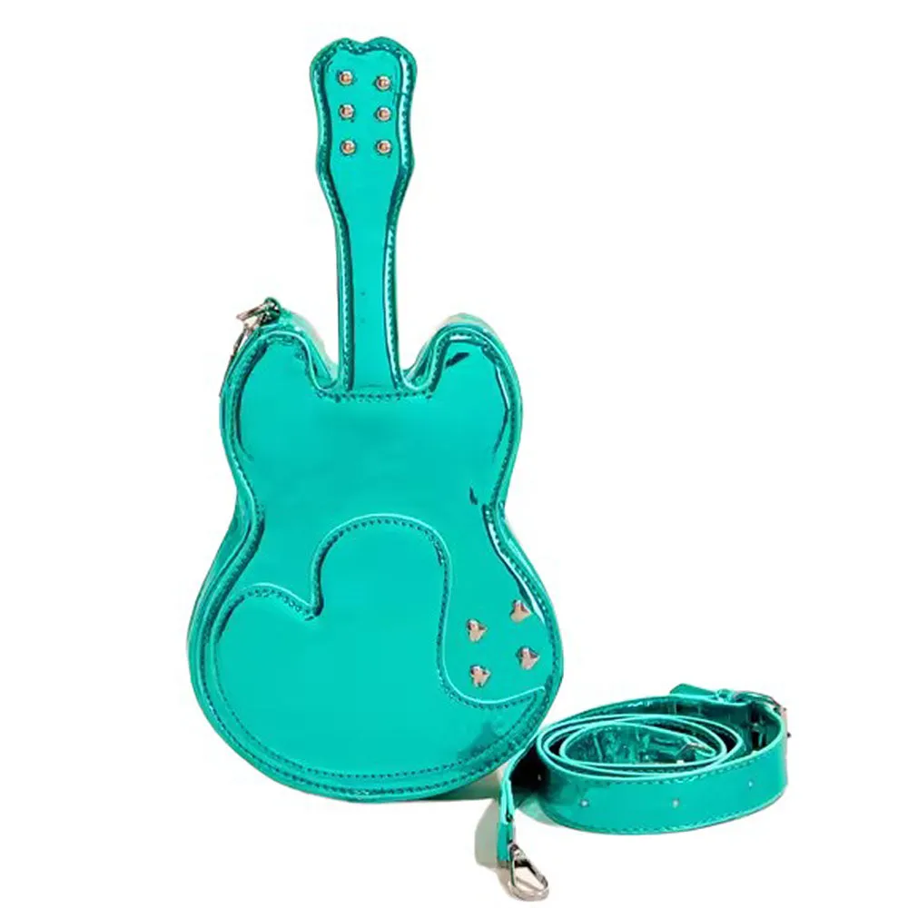 Guitar Shaped Crossbody Bag