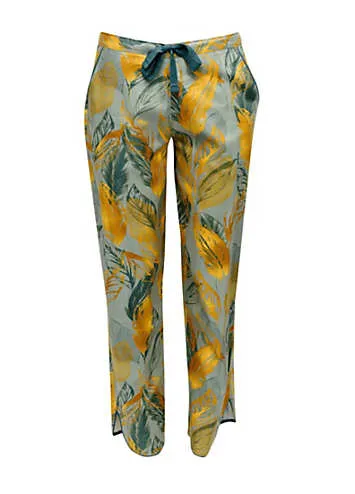 Hannah Leaf Print Pants by Cyberjammies | Look Again