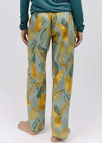 Hannah Leaf Print Pants by Cyberjammies | Look Again