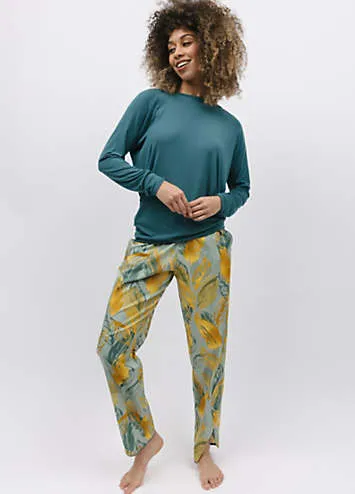 Hannah Leaf Print Pants by Cyberjammies | Look Again