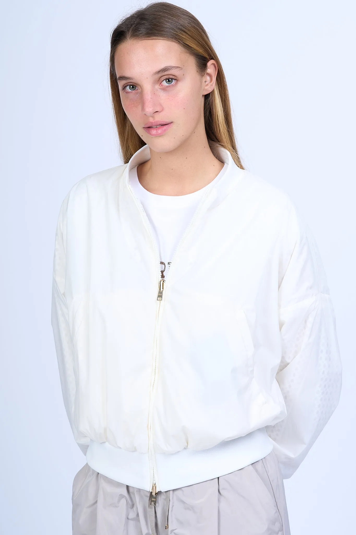 Herno Bomber Pizzo Bianco Donna