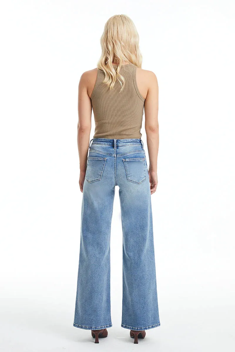 High Rise Wide Leg Jeans