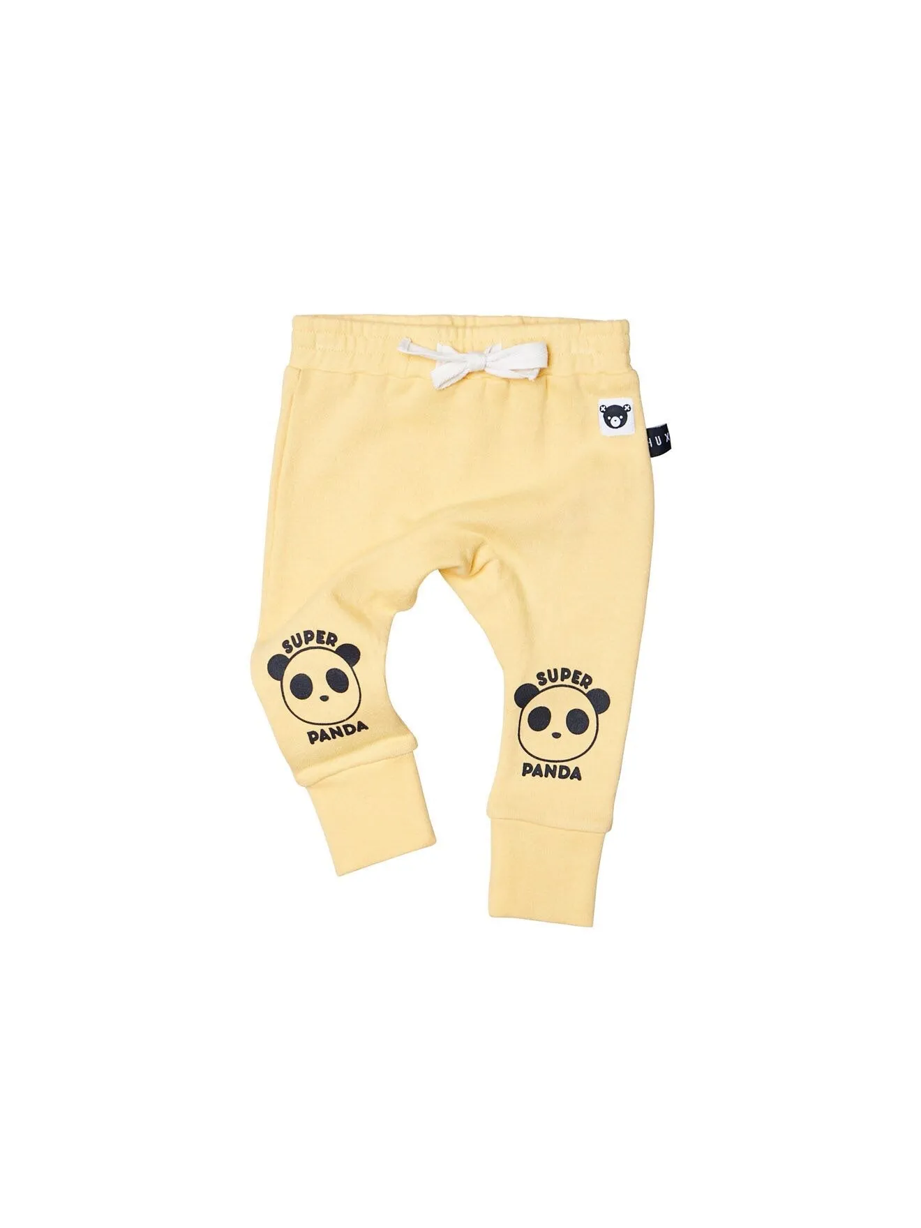 Huxbaby Super Panda Drop Crotch Pant | Banana