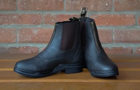 Hyland Wax Leather Zip Boot