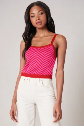 I Want Candy Chevron Sweater Tank