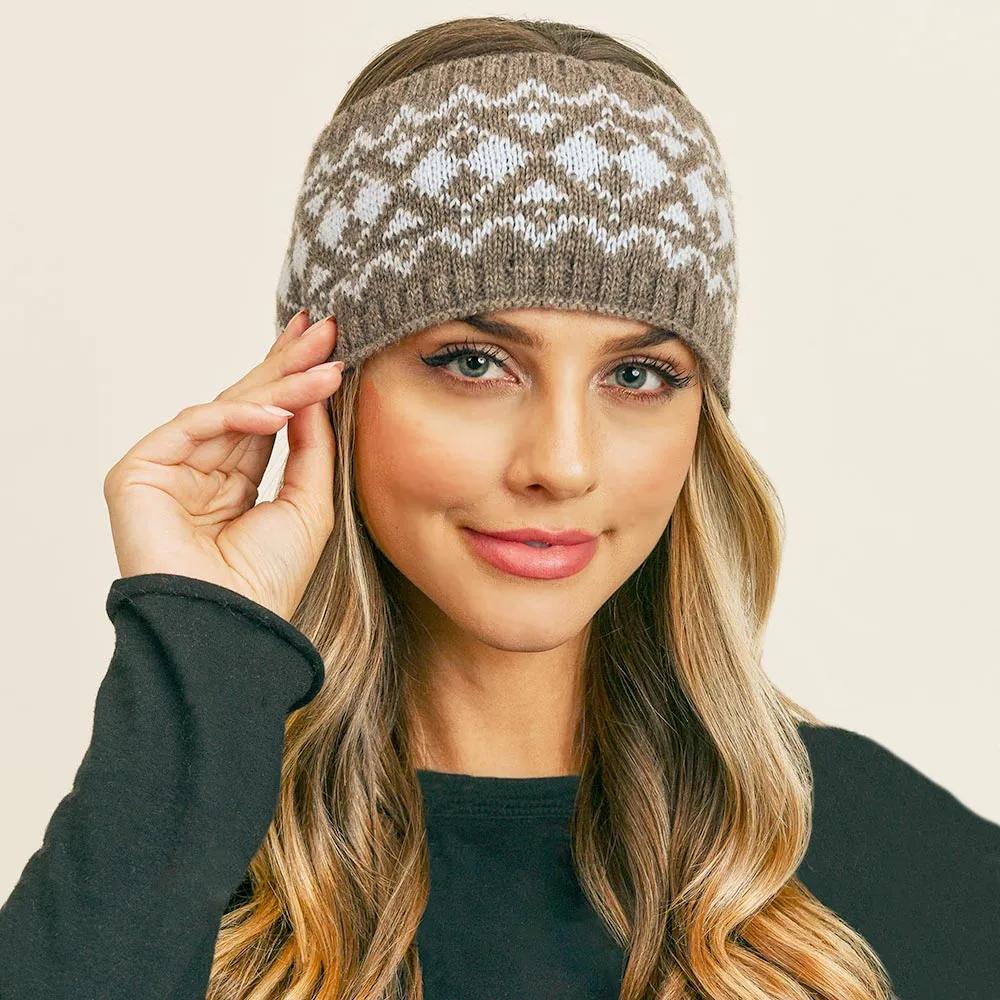 iLLASPARKZ Aztec Pattern Ear Warmer Headband