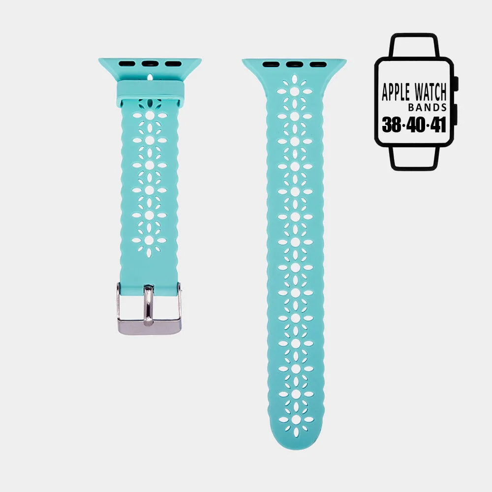 iLLASPARKZ Cut Out Pattern Apple Watch Silicone Band