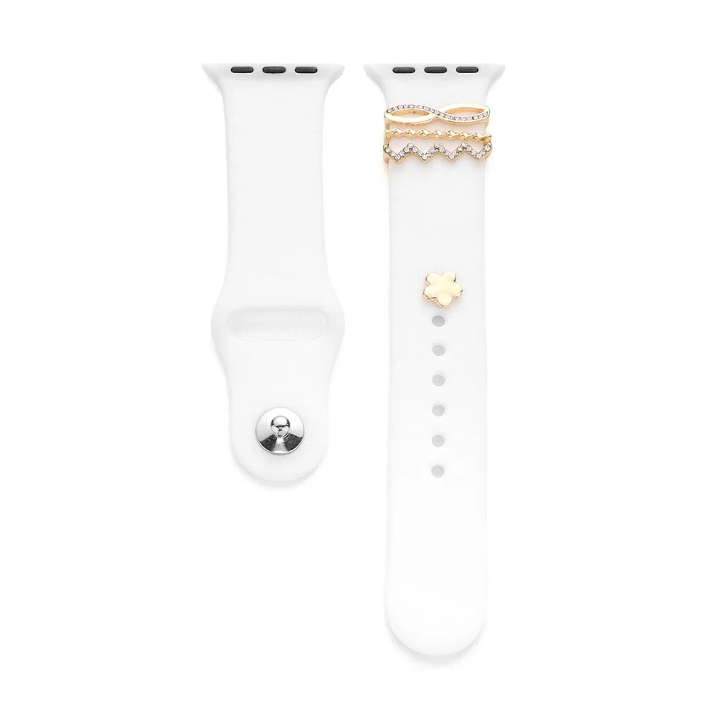 iLLASPARKZ Flower Pointed Apple Watch Silicone Band