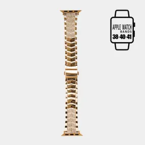 iLLASPARKZ Rhinestone Embellished Metal Apple Watch Band