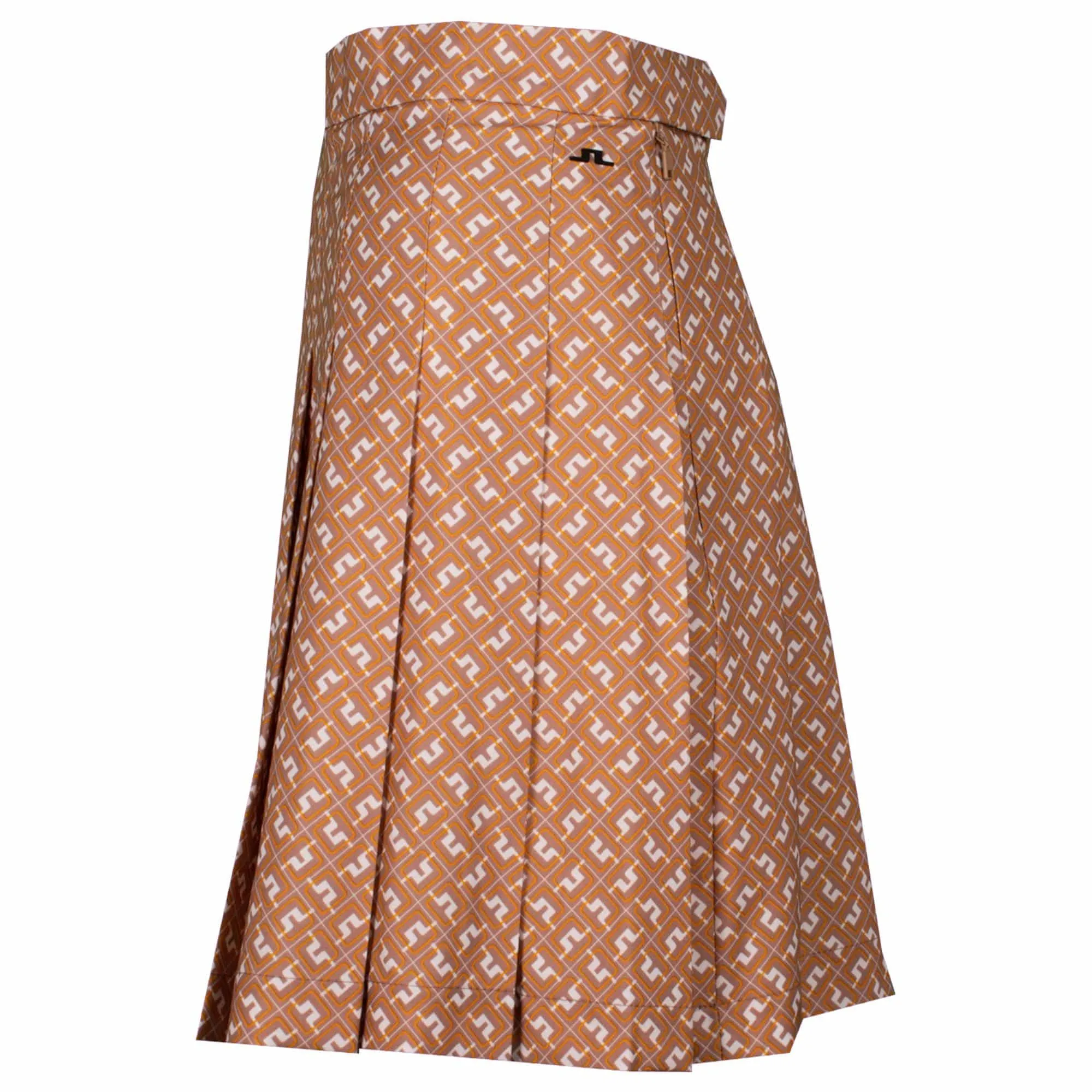 J Lindeberg Adina Print Skirt Tiger JL Monogram