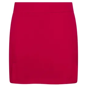 J Lindeberg Amelie Mid Ladies Golf Skirt Rose Red