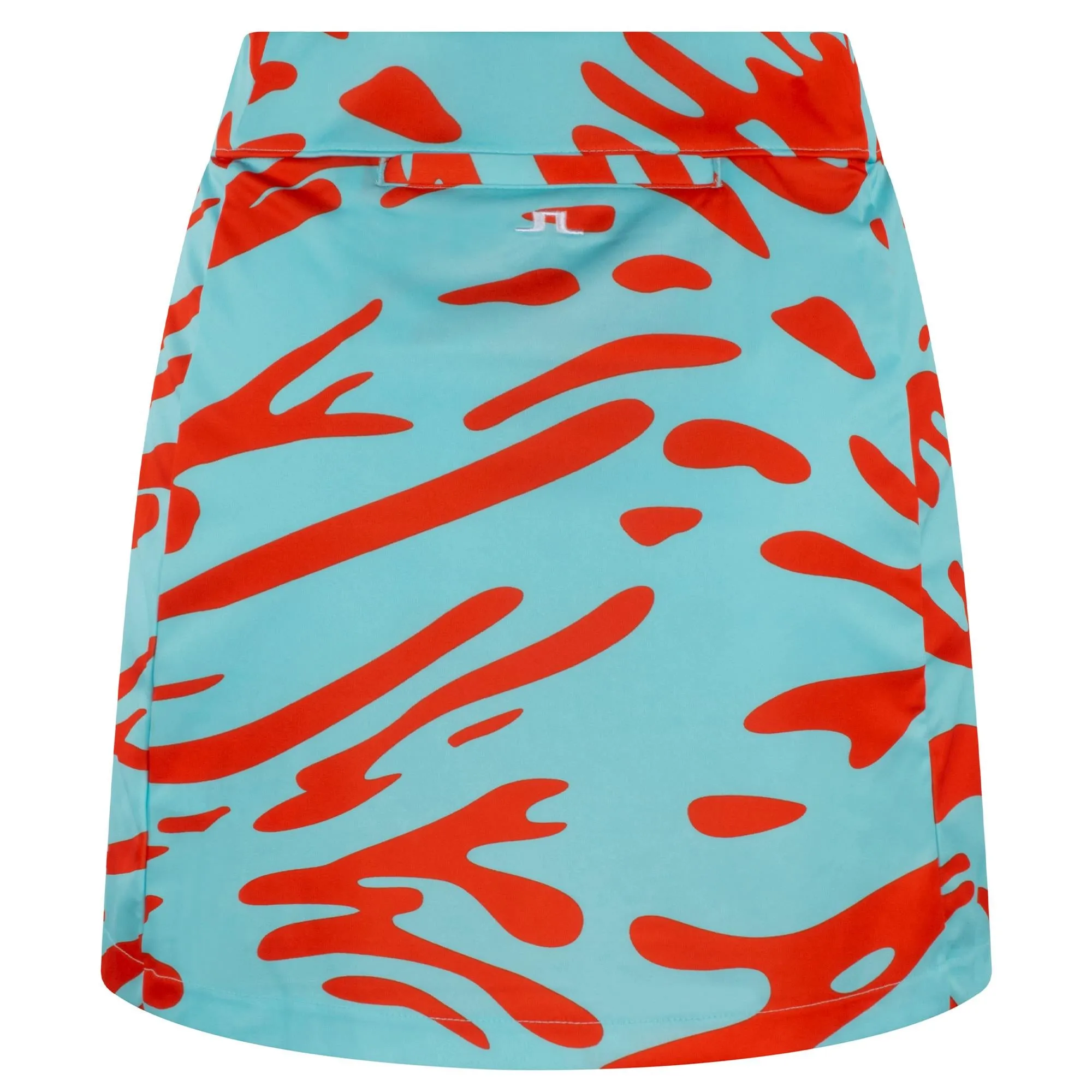 J Lindeberg Amelie Mid Print Golf Skort Neptune Atomizer