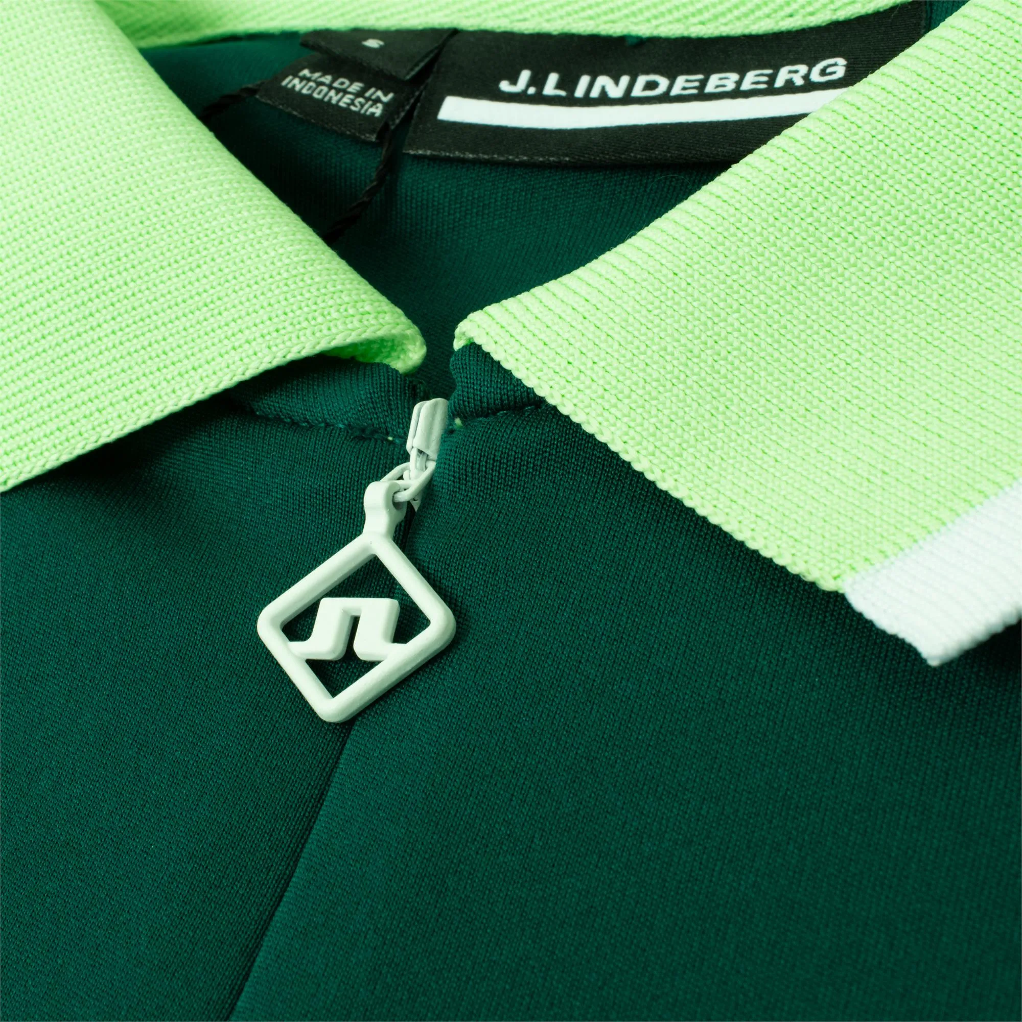 J Lindeberg Antonia Ladies Golf Polo Shirt Rain Forest / Patina Green