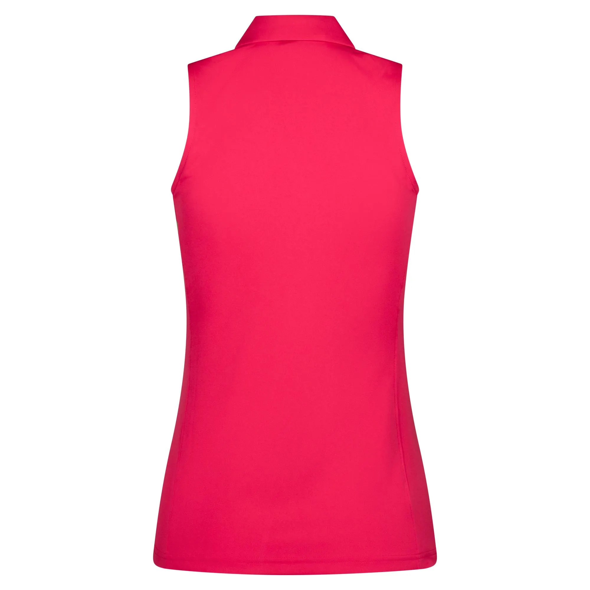 J Lindeberg Dena Ladies Sleeveless Golf Polo Azalea