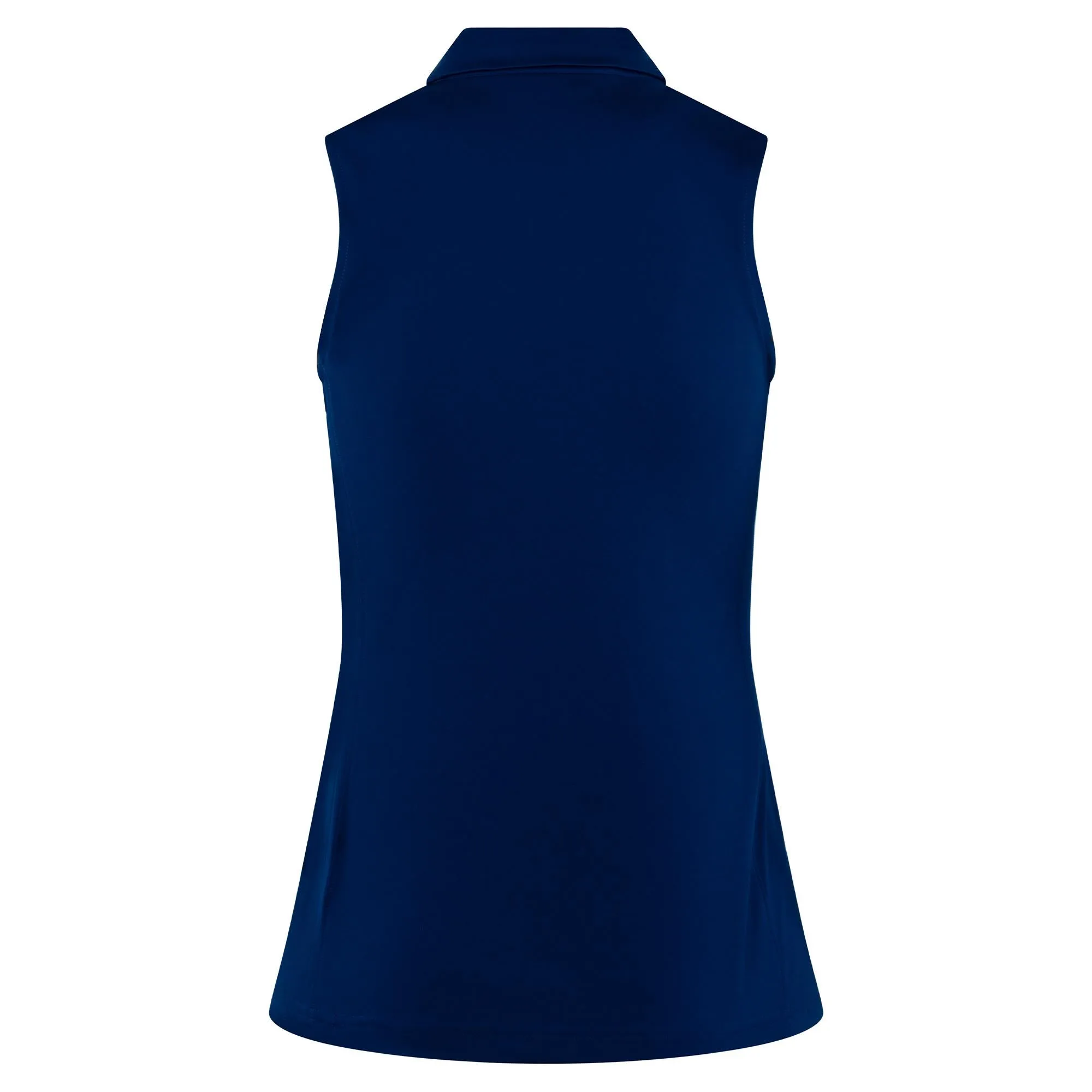 J Lindeberg Dena Sleeveless Ladies Golf Polo Shirt Estate Blue