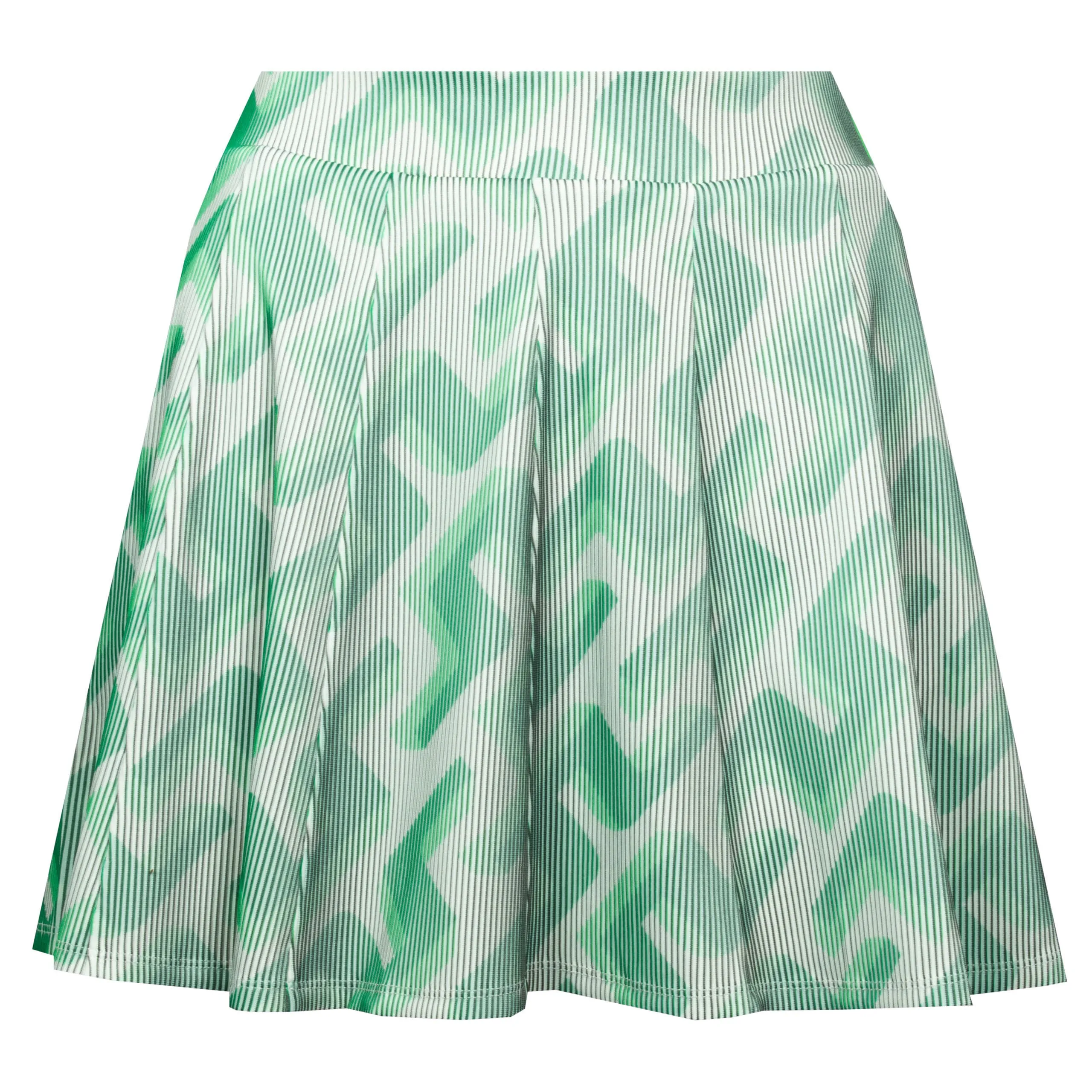 J Lindeberg Jolie 3D Print Ladies Golf Skirt Green 3D Bridge