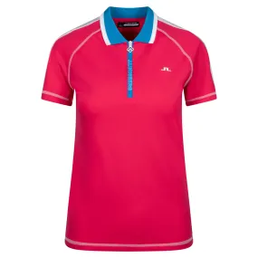 J Lindeberg Kourtney Ladies Golf Polo Azalea