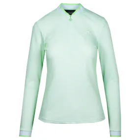 J Lindeberg Leonora Ladies Golf Mid Layer Patina Green