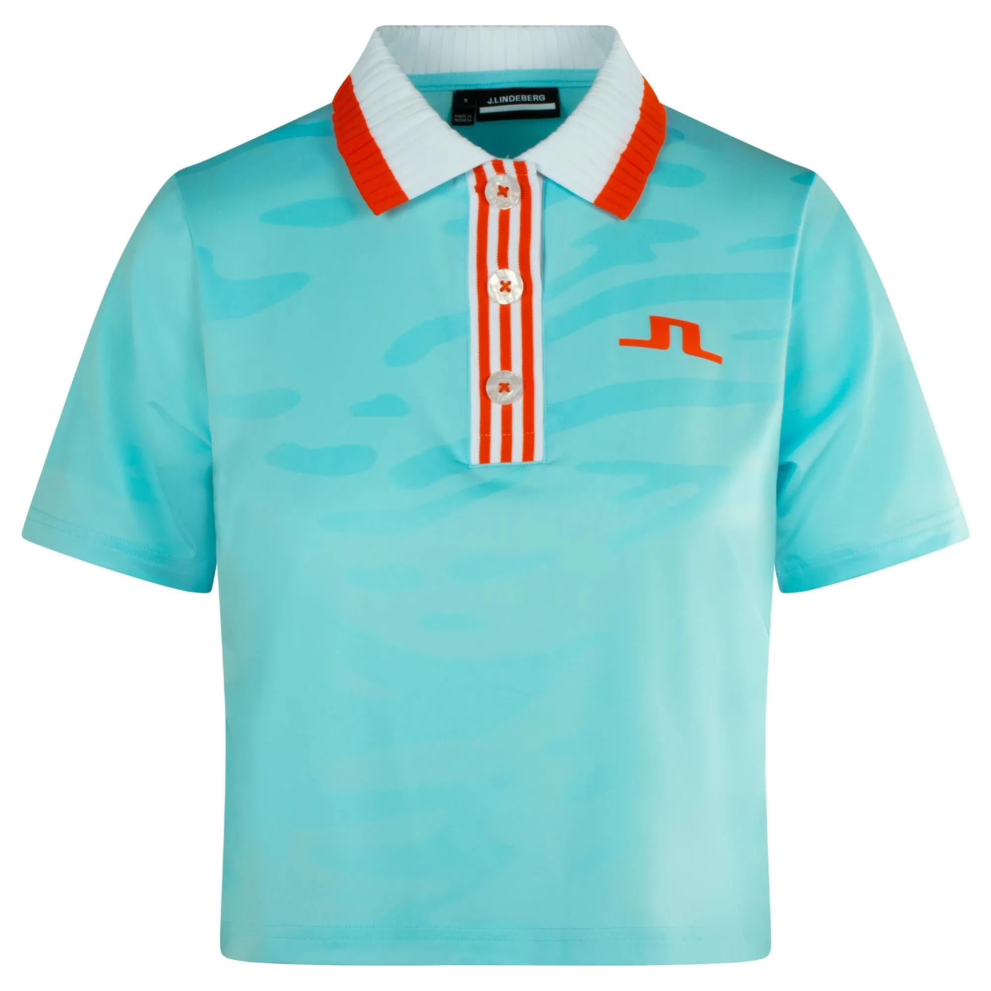 J Lindeberg Lerato Ladies Golf Polo Shirt Neptune Atomizer