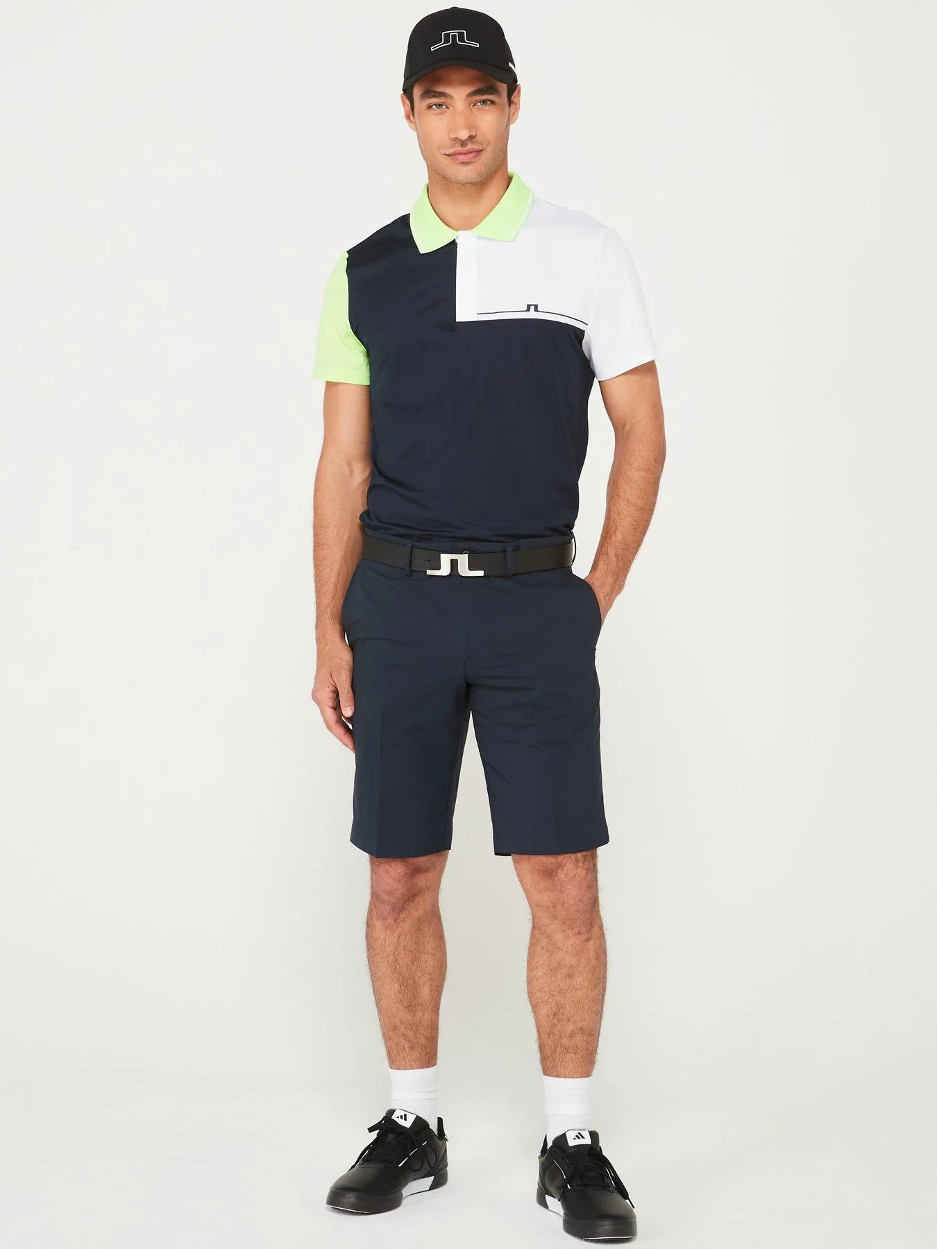 J LINDEBERG Mens Golf Somle Short - Navy