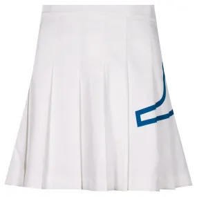 J Lindeberg Naomi Bridge Ladies Golf Skirt White