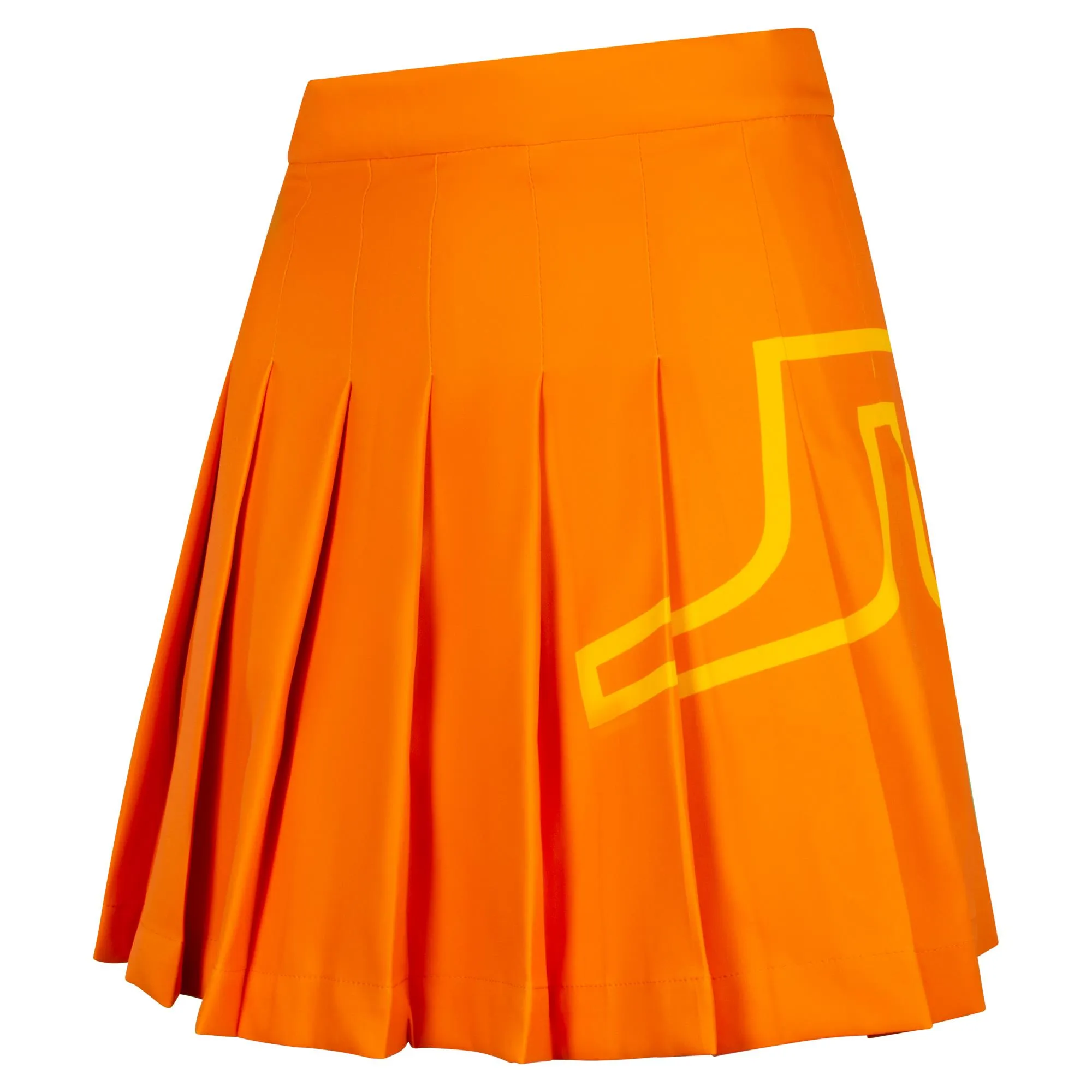 J Lindeberg Naomi Ladies Golf Skirt Russet Orange/Citrus