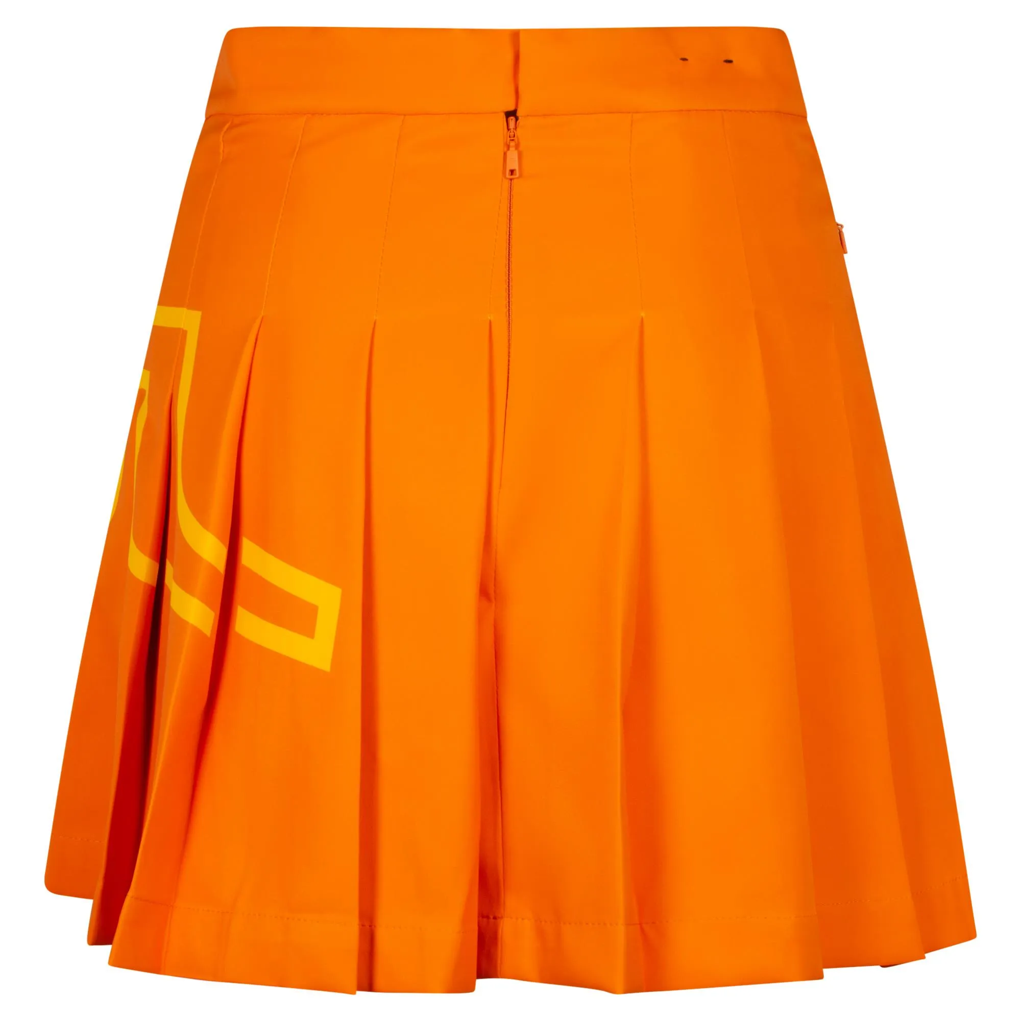 J Lindeberg Naomi Ladies Golf Skirt Russet Orange/Citrus