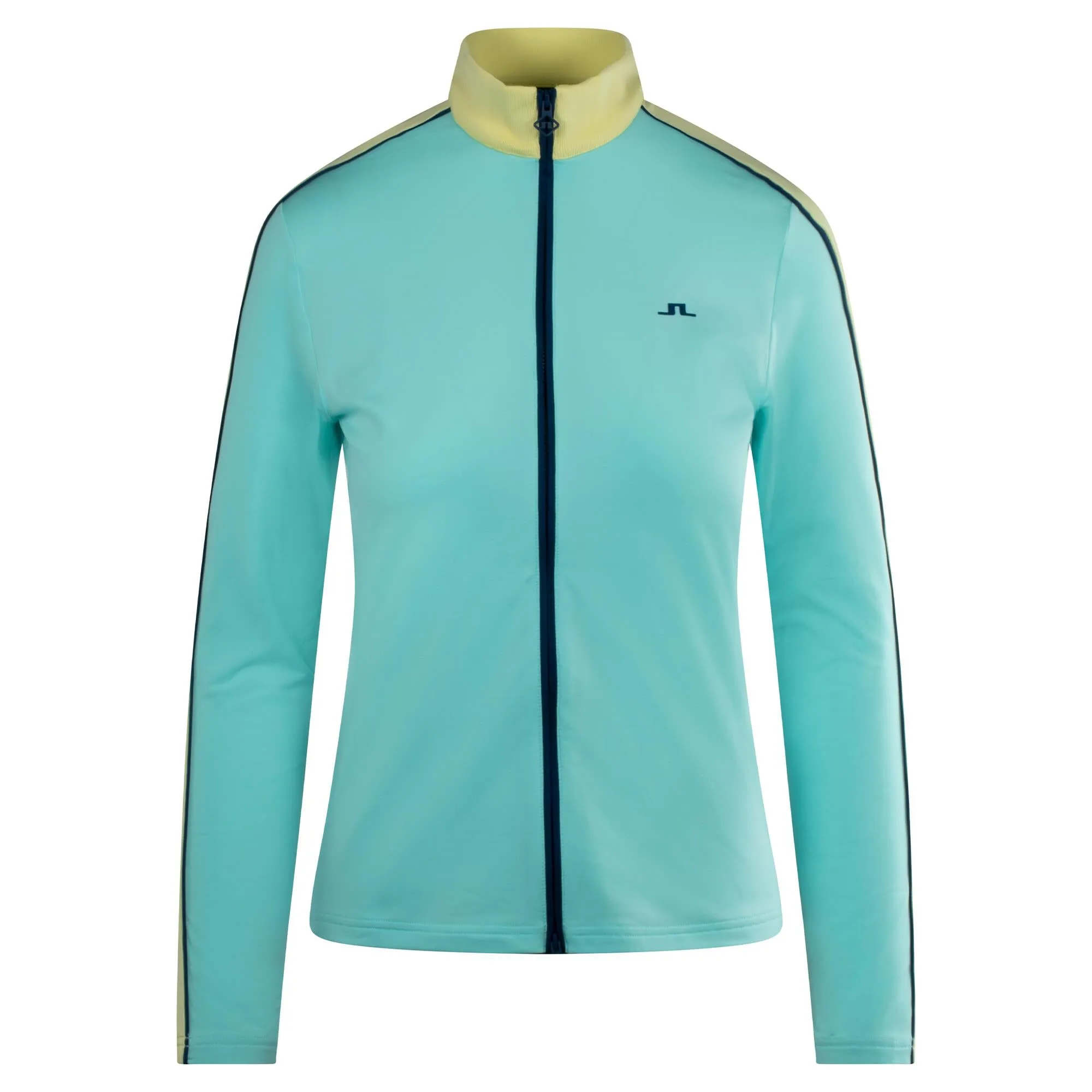 J Lindeberg Tamara Ladies Golf Mid Layer Aruba Blue