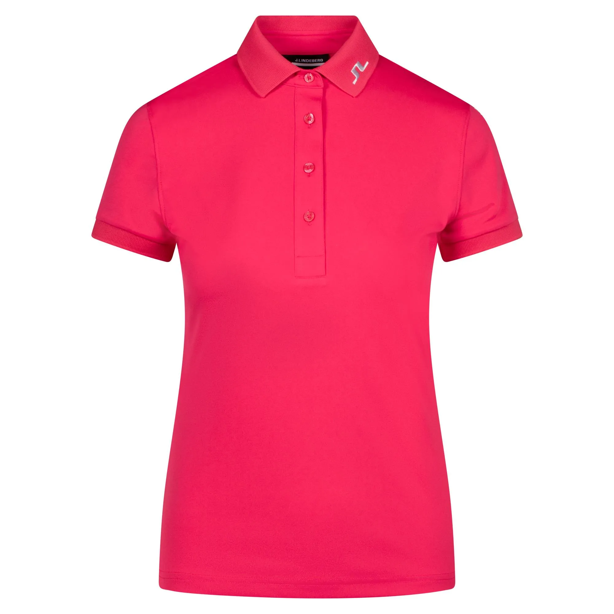 J Lindeberg Tour Tech Ladies Golf Polo Azalea