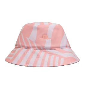 J Lindeberg Wave Ladies Bucket Hat Dazzle Wave Rose