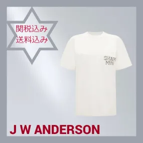 J W ANDERSON  |Cotton Short Sleeves Designers T-Shirts