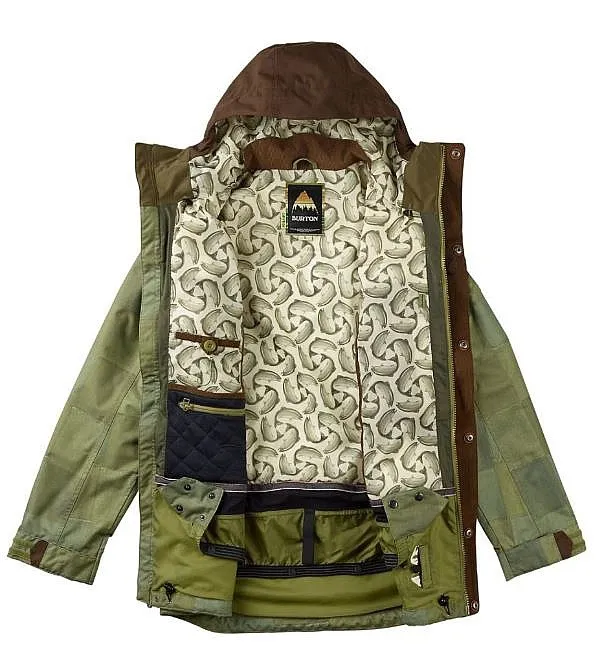 jacket Burton Folsom - Light Green - men´s