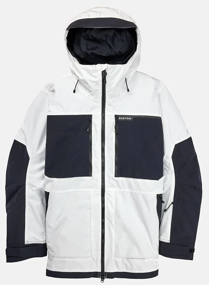 jacket Burton Frostner 2L - Stout White/True Black - men´s