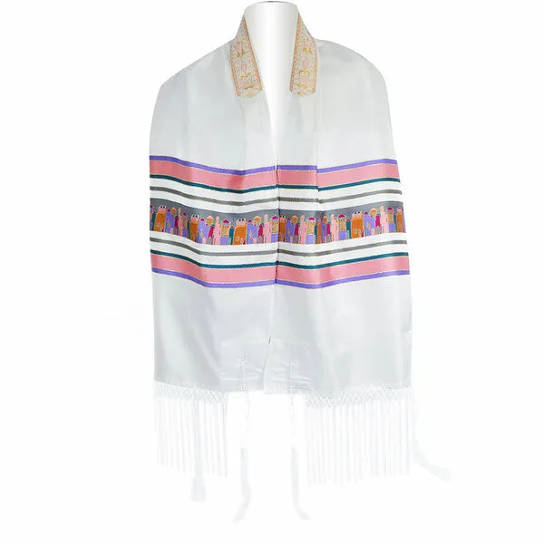 Jerusalem Tallit+Matching Bag