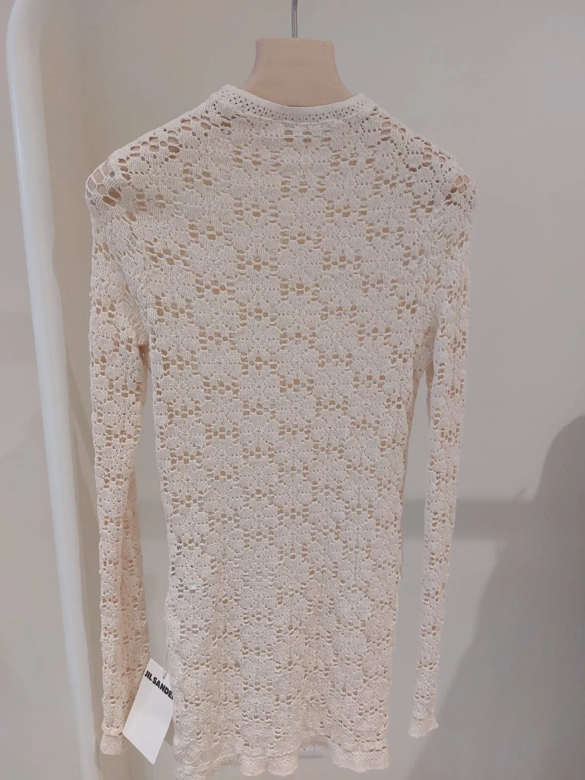 Jil Sander  |Crew Neck Flower Patterns Casual Style Long Sleeves