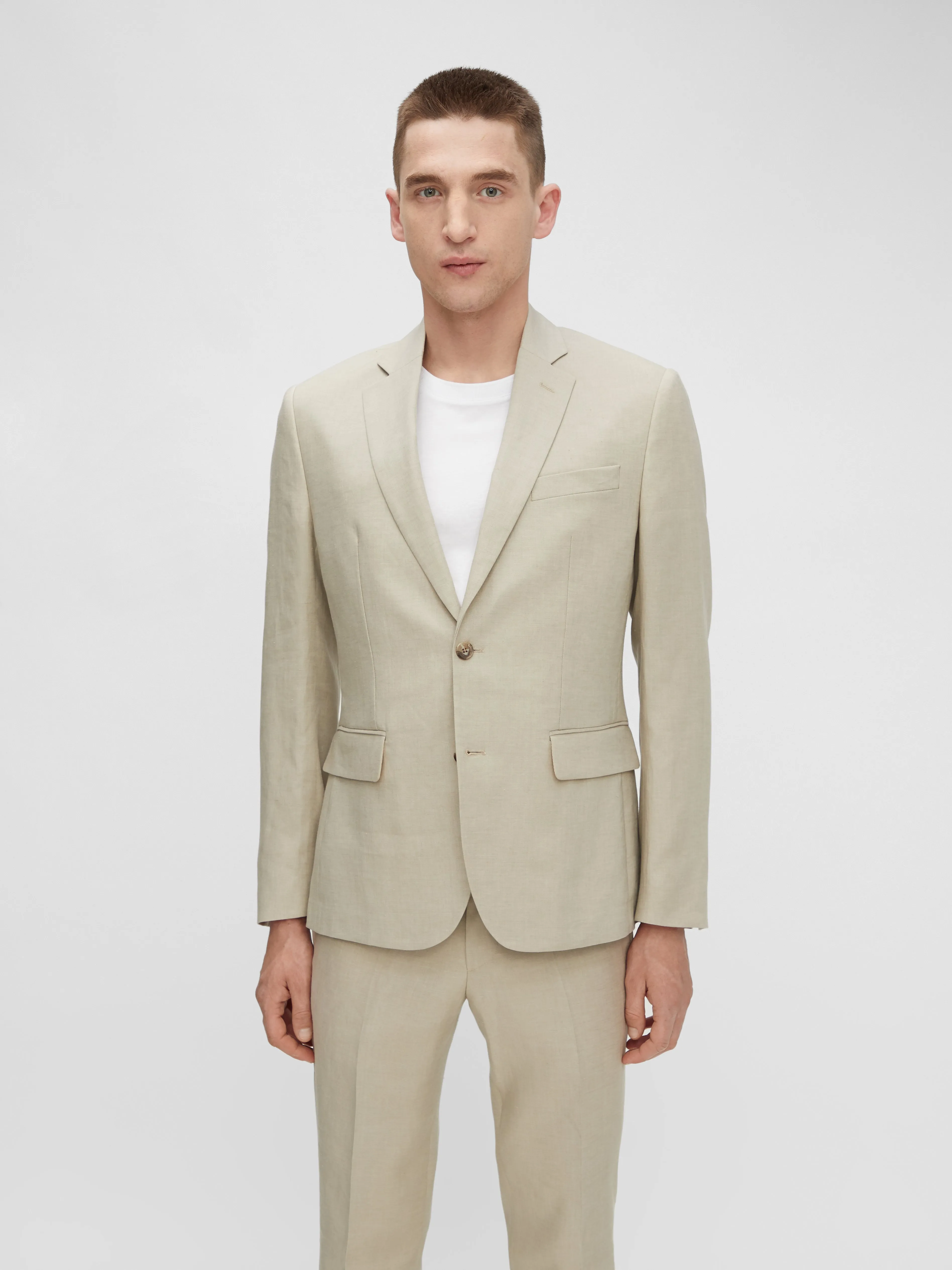 J.Lindeberg Mens Hopper Soft Tech Linen Blazer - SHEPPARD