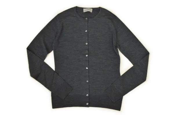 JOHN SMEDLEY  |Crew Neck Casual Style Wool Long Sleeves Plain Medium