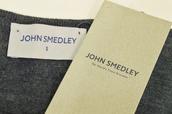 JOHN SMEDLEY  |Crew Neck Casual Style Wool Long Sleeves Plain Medium