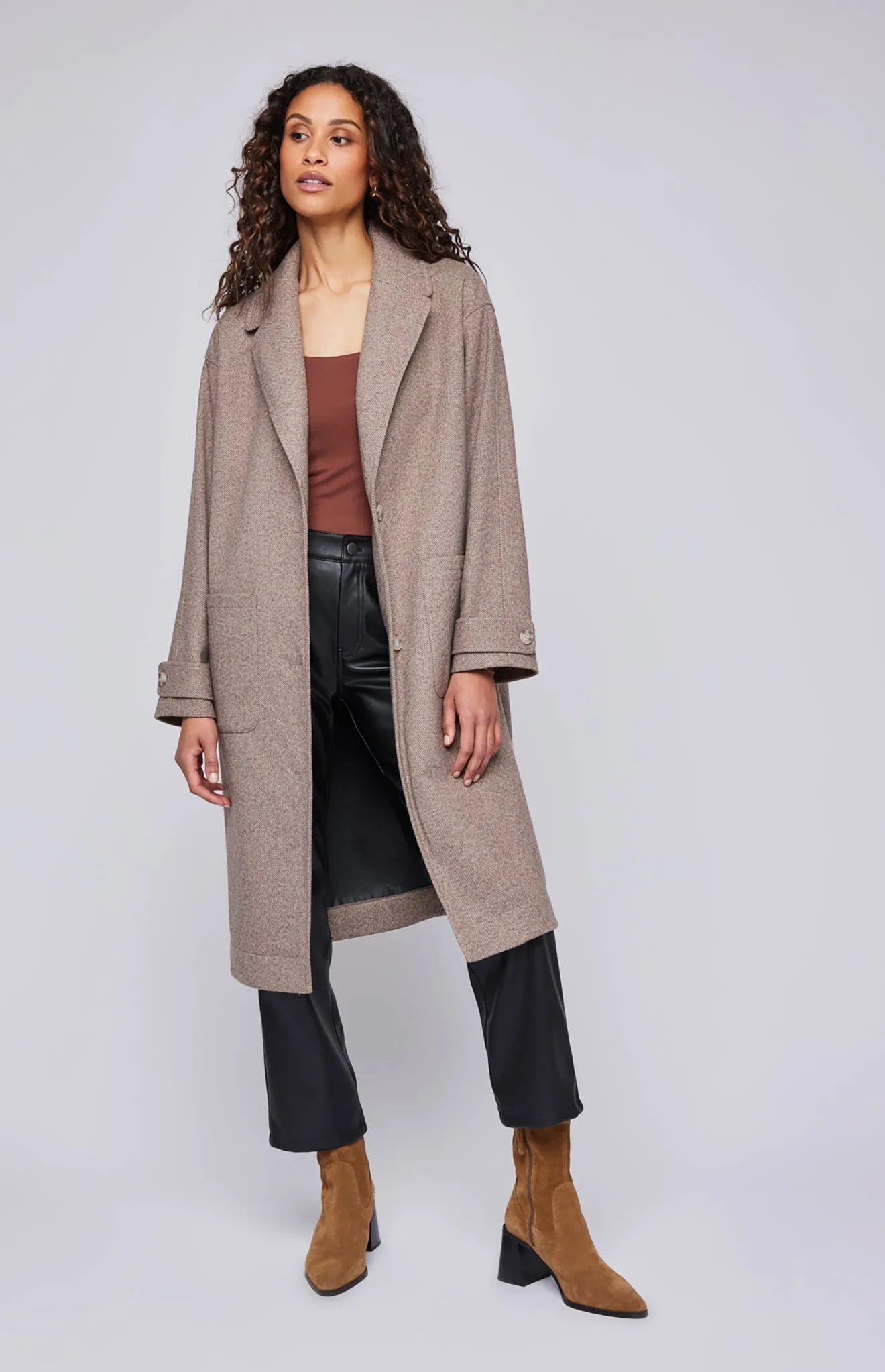 Jude Herringbone Coat