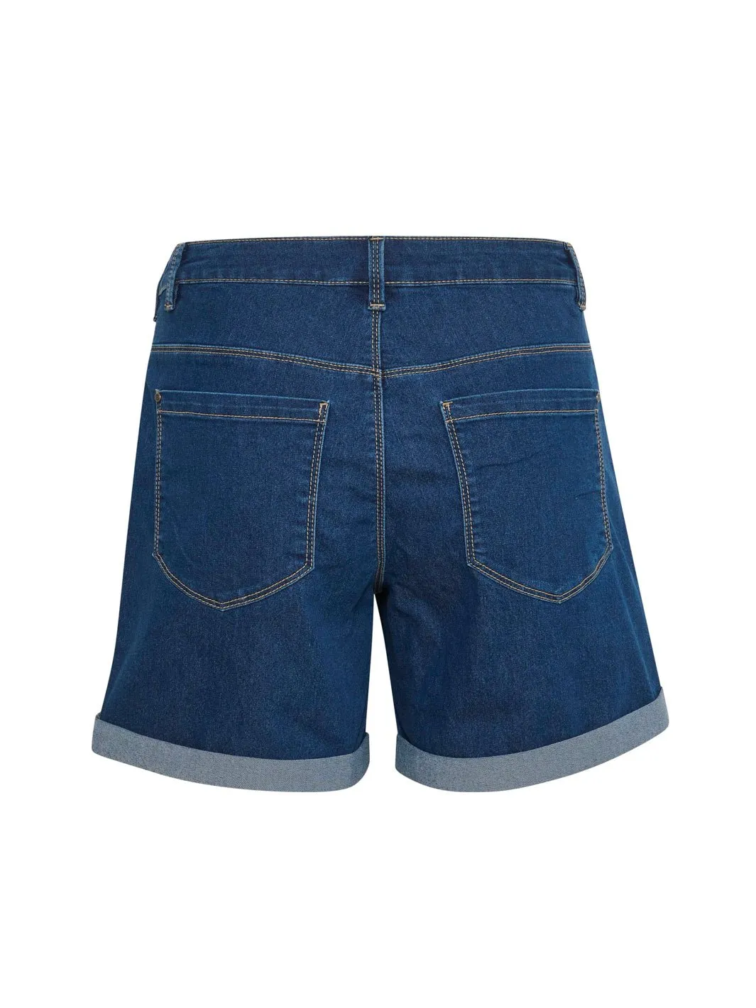 Kaffe KAvicky denim shorts medium blue wash