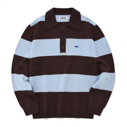 KIRSH  |[ KIRSH ] ★ UNI SMALL CHERRY POLO RUGBY KNIT